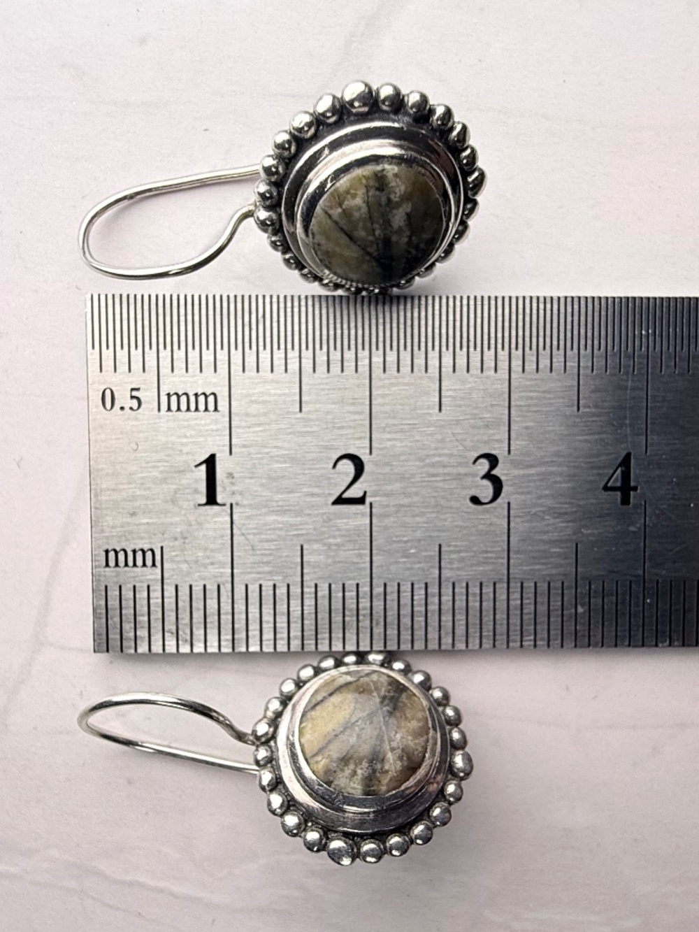 Vintage Sterling Silver Earrings - Picture 6 of 8
